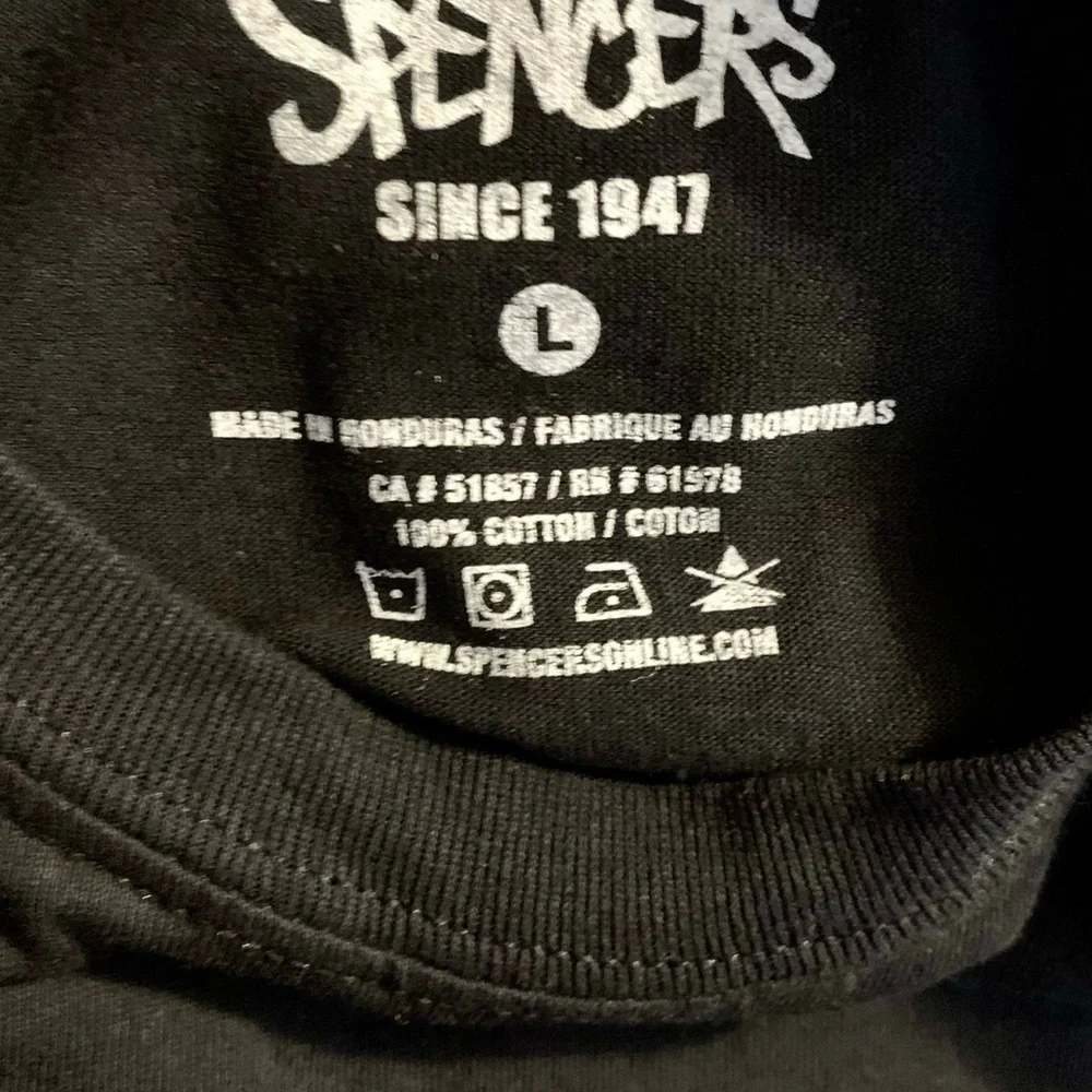 SPENCERS Weed Leaf Tee size L - Picture 5 of 5